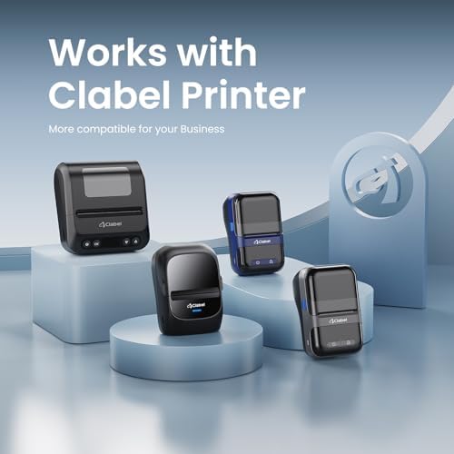 CLABEL Low Temperature Thermal Labels 1.57"x1.18", 3 Rolls - Image 7