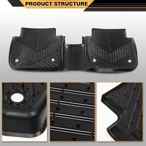 G-PLUS TPE 4PCS Floor Mats Fit Honda CR-V 2023 2024 2025 (Including Hybrid) - Image 6