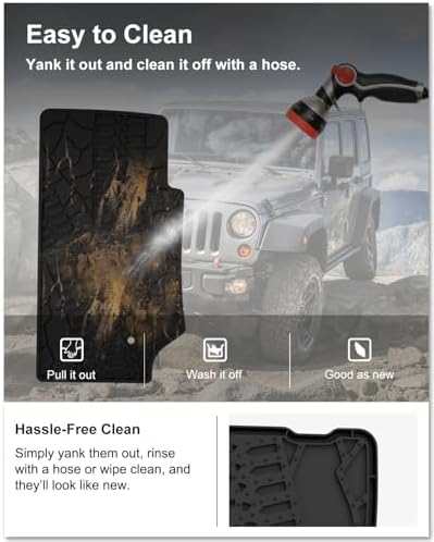 Kiwi Master Floor Mats for 2007-2013 Jeep Wrangler JK 4-Door - Image 7