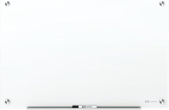 Quartet Dry Erase Board, Magnetic Whiteboard 8' x 4', Glass Board by Quartet