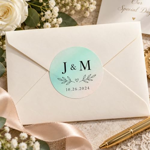 Direct Thermal Labels Stickers Watercolor Small Business Thermal Stickers - Image 5