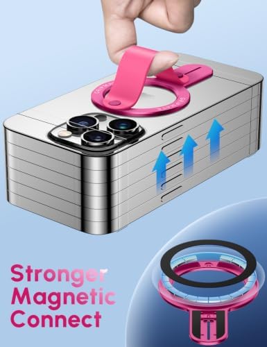 GripMate for MagSafe Phone Grip for iPhone, Slim Magnetic Phone Ring Holder - Image 5
