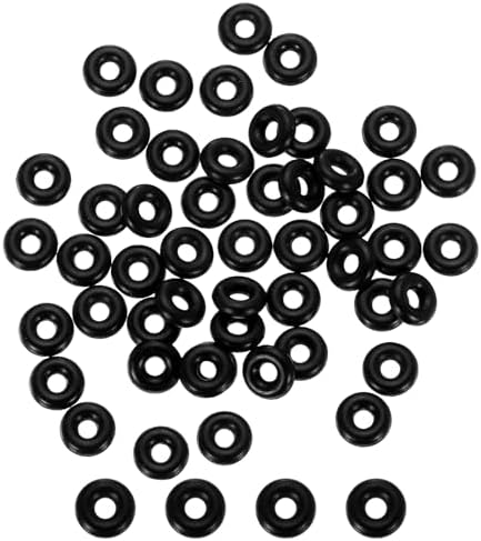 uxcell 100Pcs AS-004 NBR 70A O-Rings 5/64"ID x 1/16"CS/0.07"ID x 0.07"CS by uxcell