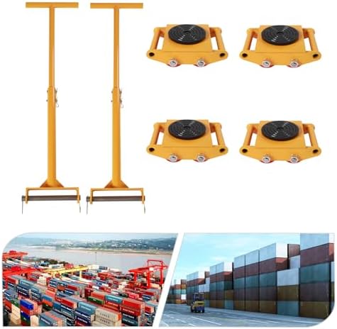 4-Pack 6T Heavy Duty Machinery Mover Skates 360° Rotation - Image 5