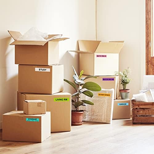 24-Roll 1440 PCS Moving Label for Box, 1×4.5 Color-Coded Sticker - Image 7