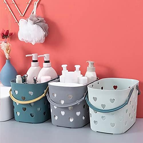 Portable Shower Caddy with Handle Plastic Shower Basket, 2 Pack, Grey - Image 2