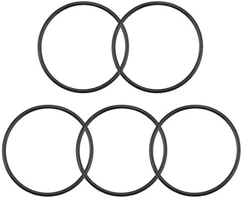 uxcell Nitrile Rubber O-Rings 55.3mm OD 50mm ID 2.65mm Width, Metric Nitrile Rubber Sealing Gasket, Pack of 5 by uxcell