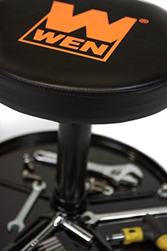 WEN 73012T 300-Pound Capacity Pneumatic Rolling Mechanic Stool - Image 4