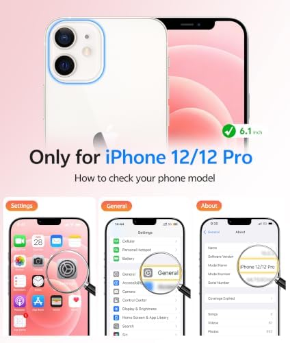 FNTCASE for iPhone 12/12 Pro Case, with Screen Protector, Fit for Magsafe - Image 2