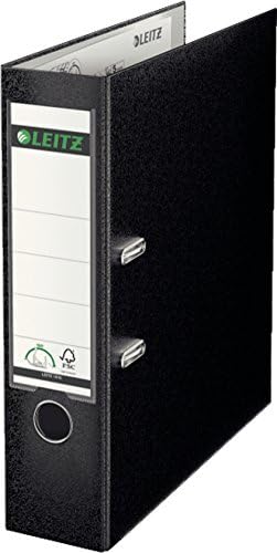 Leitz Quality Folder Plastic Cover 180?A4 (A4 Wide, Pack of 10, Black) - Image 2