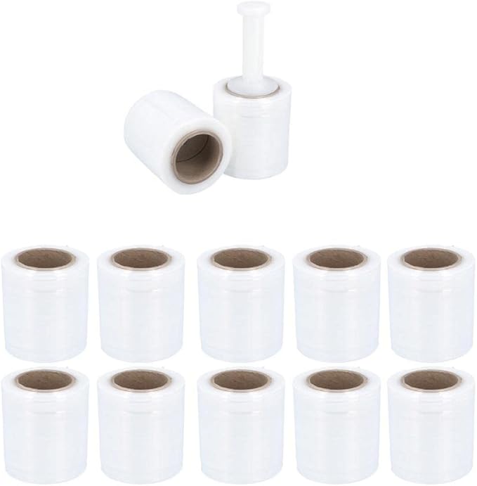 PSBM 480 Rolls 4 Inch x 650 Feet 100 Gauge Mini Stretch Film/Wrap - Image 2