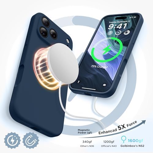 GolbinBox Magnetic for iPhone 18 Pro Case/17 Pro Case, Ocean Blue - Image 3