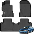 Wailtnb- for Honda Civic 2006-2011 Gasoline 4-Door (Only Sedan Model) Floor Mat All Weather Floor Liner Car Mat for Honda Civic Custom Fit Automotive Full Set Accessories by Wailtnb