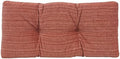 Klear Vu The Gripper Non-Slip Tufted Bench Cushion for Indoor Furniture, Assembled in USA, Entryway Storage, Bay Window, Corner Nook or Piano Seat, 30 Inches, Chenille Clay by KlearVUHomeTextiles