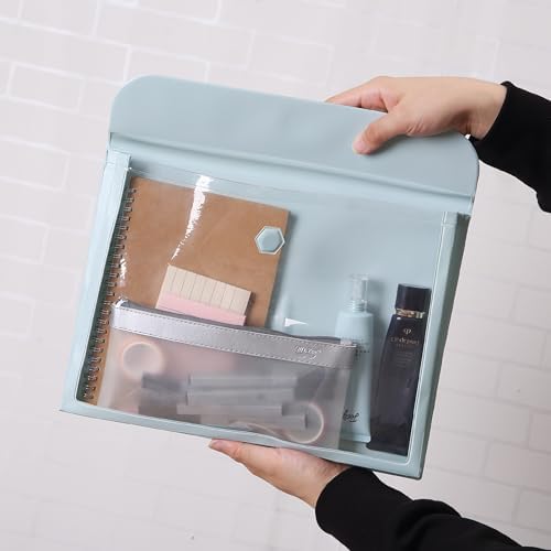 Mr. Pen Red Plastic File Folders - Letter Size, Clear - Image 5