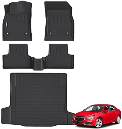 Floor Mats Cargo Liner for Chevy Cruze 2011-2015 & Chevy Cruze Limited 2016 by Aroppca