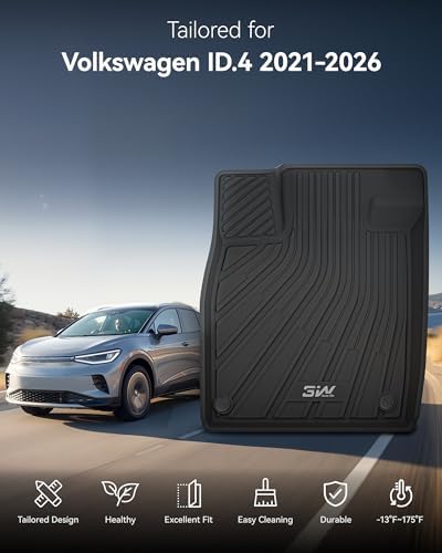 3W Floor Mats & Cargo Liner Fit for Volkswagen ID.4 2021-2026 - Image 2