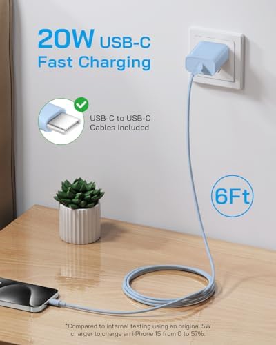 AISNI USBC Charger Block for iPhone 17/16/15 Charger Fast Charging 3 Pack - Image 3