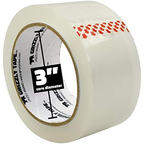 Grizzly Power Clear Packing Tape | Heavy Duty Packing Tape | 2.8mil Thick - Image 3