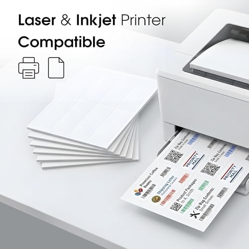 2" X 5" Matte White Printable Shipping Labels (100 Sheets, 800 Stickers) - Image 4