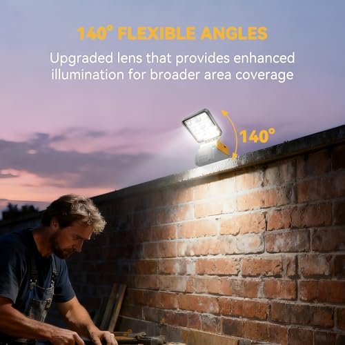 T-SUN LED Work Light Compatible with Dewalt 20V Battery, 52W 5200LM, 1 Pack - Image 2