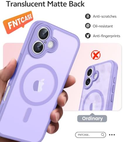 FNTCASE for iPhone 17 Case, Compatible with Magsafe, Glass Screen Protector - Image 6
