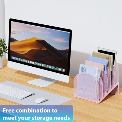 gianotter Desktop File Organizer with 5 Compartments - Image 5