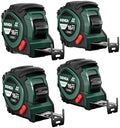 SENDA 4 Pack Tape Measure 16Ft - Heavy Duty Tape Measure with 25mm Wide with Three Stops, High Precision Measuring Tape Retractable Measuring Tape, Rubber for Comfortable Grip, Fraction Markings by SENDA
