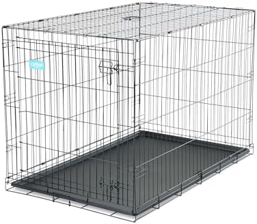 Carlson Pet Products Secure and Foldable Single Door Metal Dog Crate, Extra Large - Image 5