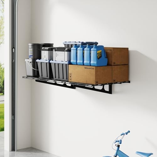 FLEXIMOUNTS 1-Pack 2x3ft Garage Shelving Wall-Mounted Storage Rack, Black by FLEXIMOUNTS