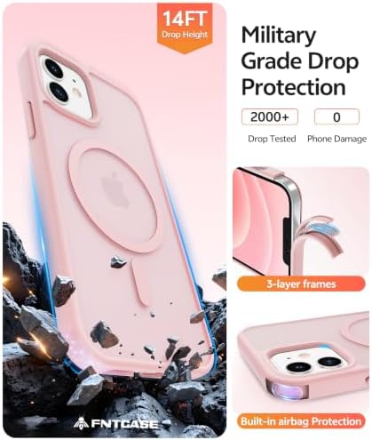 FNTCASE for iPhone 12/12 Pro Case, with Screen Protector, Fit for Magsafe - Image 6