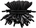 ABINLIN Small Bungee Cords with Hooks Heavy Duty 4 Inch 50 Pcs Black by ABINLIN
