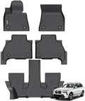 AIPOIL® Custom Fit TPE Floor Mats for 2019-2026 BMW X7 (Only 6-Seater), Raised Edge Non-Slip All-Weather Waterproof Stain-Resistant Durable Mats by AIPOIL
