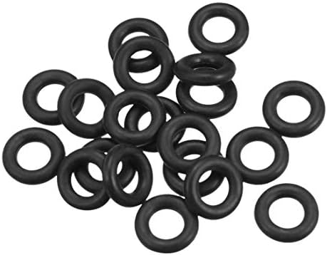 uxcell Nitrile Rubber O-Rings 13mm OD 6.8mm ID 3.1mm Width, Metric Sealing Gasket, Pack of 20 by uxcell