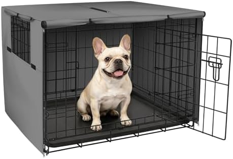 Explore Land Dog Crate Cover, 30 inches, Grey by ExploreLand
