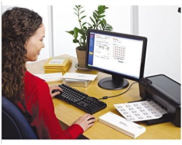 Avery Printable Shipping Labels, Sure Feed Technology, 2" x 4" Customizable Stickers, White, 1,000 Blank Mailing Labels, Great for Mailing, Shipping, and More (8463) - Image 2
