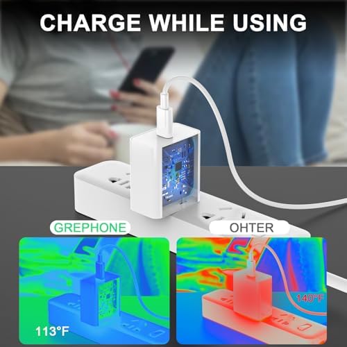iPhone 18 Pro Max Charger, 40W USB C Fast Charging 2 Pack for Home & Travel - Image 4