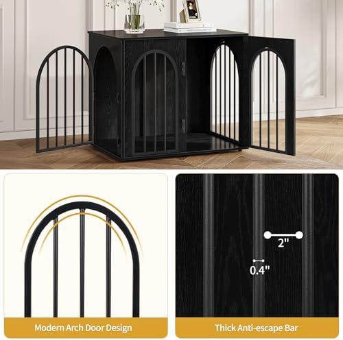 Hzuaneri 26.8'' Dog Crate Furniture,Dog Kennel Indoor for Small Dogs - Image 7