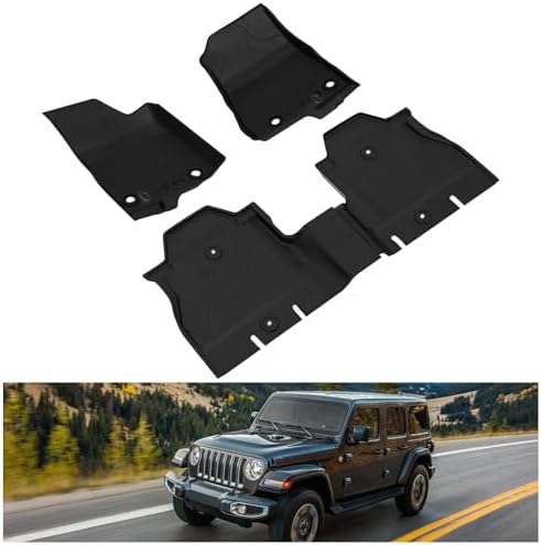 Kiwi Master Floor Mats for 2018-2026 Jeep Wrangler JL 4-Door by KIWIMASTER