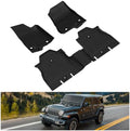 Kiwi Master Floor Mats for 2018-2026 Jeep Wrangler JL 4-Door by KIWIMASTER