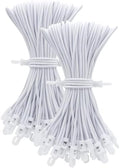 ABINLIN Small Bungee Cords with Hooks Heavy Duty 10 Inch 100 Pcs White by ABINLIN