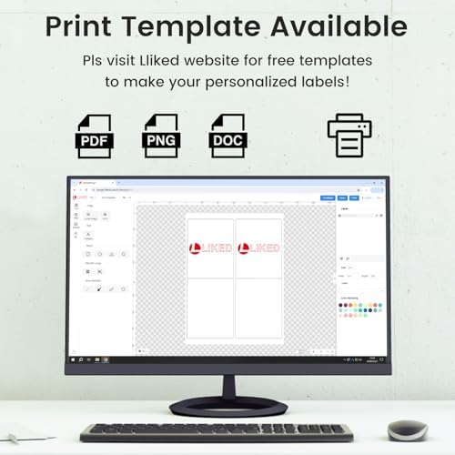 L Liked 4"x5" Matte Printable Bulk Address Stickers 400 Labels 100 Sheets - Image 3
