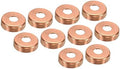 PATIKIL 5/8" Copper End Cap with 1/4" Hole, 10 Pcs Pipe Fitting Sweat Plug Connection for Water Pipe Plumbing, HVAC, Refrigeration System by PATIKIL