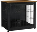 DWANTON 27" Dog Crate Furniture, Dog Kennel Indoor, with Waterproof Cushion by DWANTON