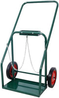 Deluxe Welding Cylinder Hand Truck with 10-Inch Solid Rubber Wheels, 440lbs Capacity Dual Welding Cylinder Cart, Large Dual Oxygen Tank Cart Dolly by AVGVLIJ