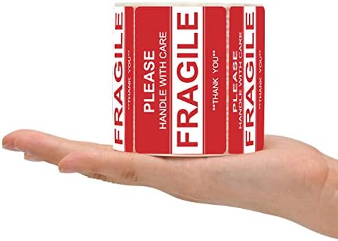 2" x 3" Fragile Stickers for Shipping and Moving Please Handle with Care Fragile Thank You Do Not Drop, Warning Stickers Fragile Labels, Permanent Adhesive(500 Labels, 1 Roll) - Image 5