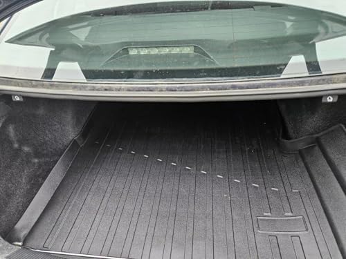 Floor Cargo Liner – Trunk Mat for Volkswagen Passat 2012–2022 – Weather – Resistant Trunk Mats for Cars with Raised Lip – Non-Slip Car Tray Pad Boot – Laser Pre-Cut Design by EACCESSORIESEA