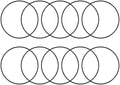 uxcell Nitrile Rubber O-Rings 200mm OD 193mm ID 3.5mm Width, Metric Sealing Gasket, Pack of 10 by uxcell