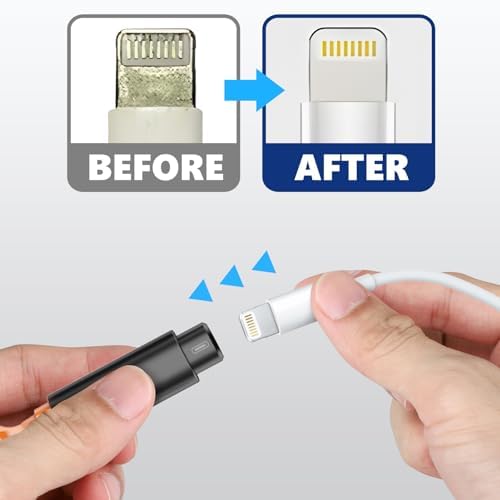 iPhone Cleaning Kit for Charging Port Cell Phone USB C with Storage Case - Image 6
