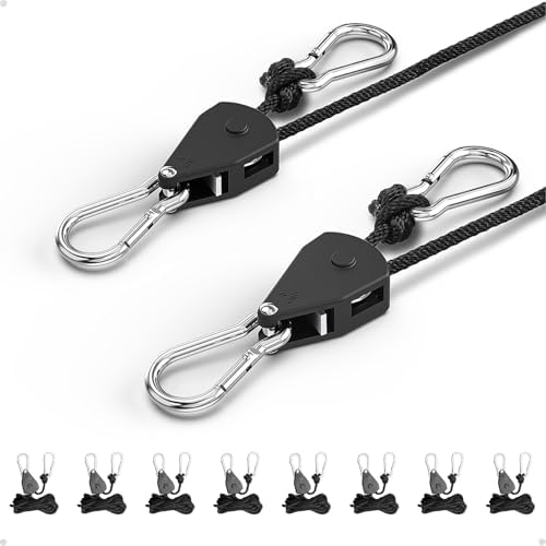 1/8" Mini Ratchet Straps, Ratchet Rope Tie Down, Rope Ratchet Straps by EVMANZ